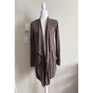 Barefoot Dreams CozyChic Lite Island Wrap Waterfall Cardigan Womens Small Medium
